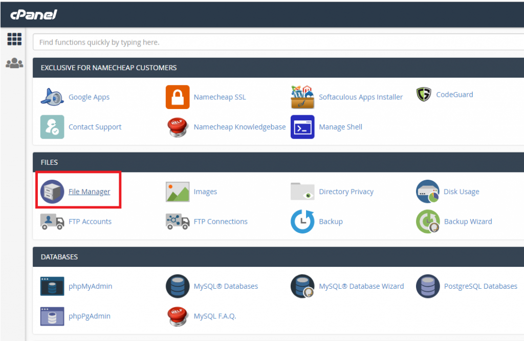 CPanel File Manager